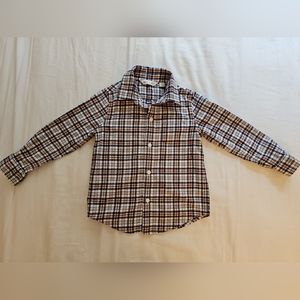 Janie And Jack Button Up Shirt Shirt- Size 3